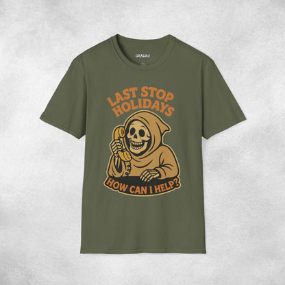 Last Stop Holidays T-shirt