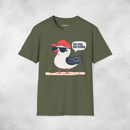 Too Cool For Flocks Seagale T-shirt
