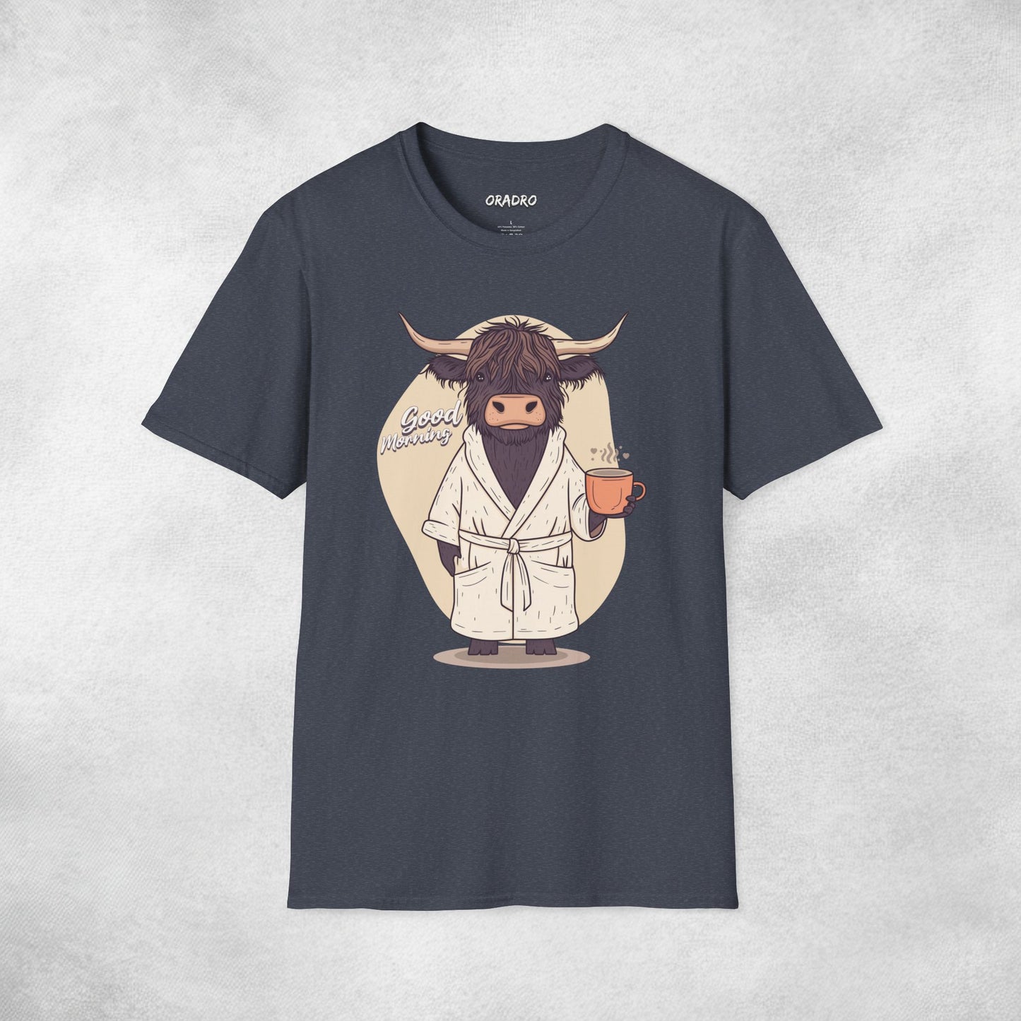 Good Morning Highland Cow T-shirt