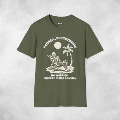 Retired Permanently T-shirt