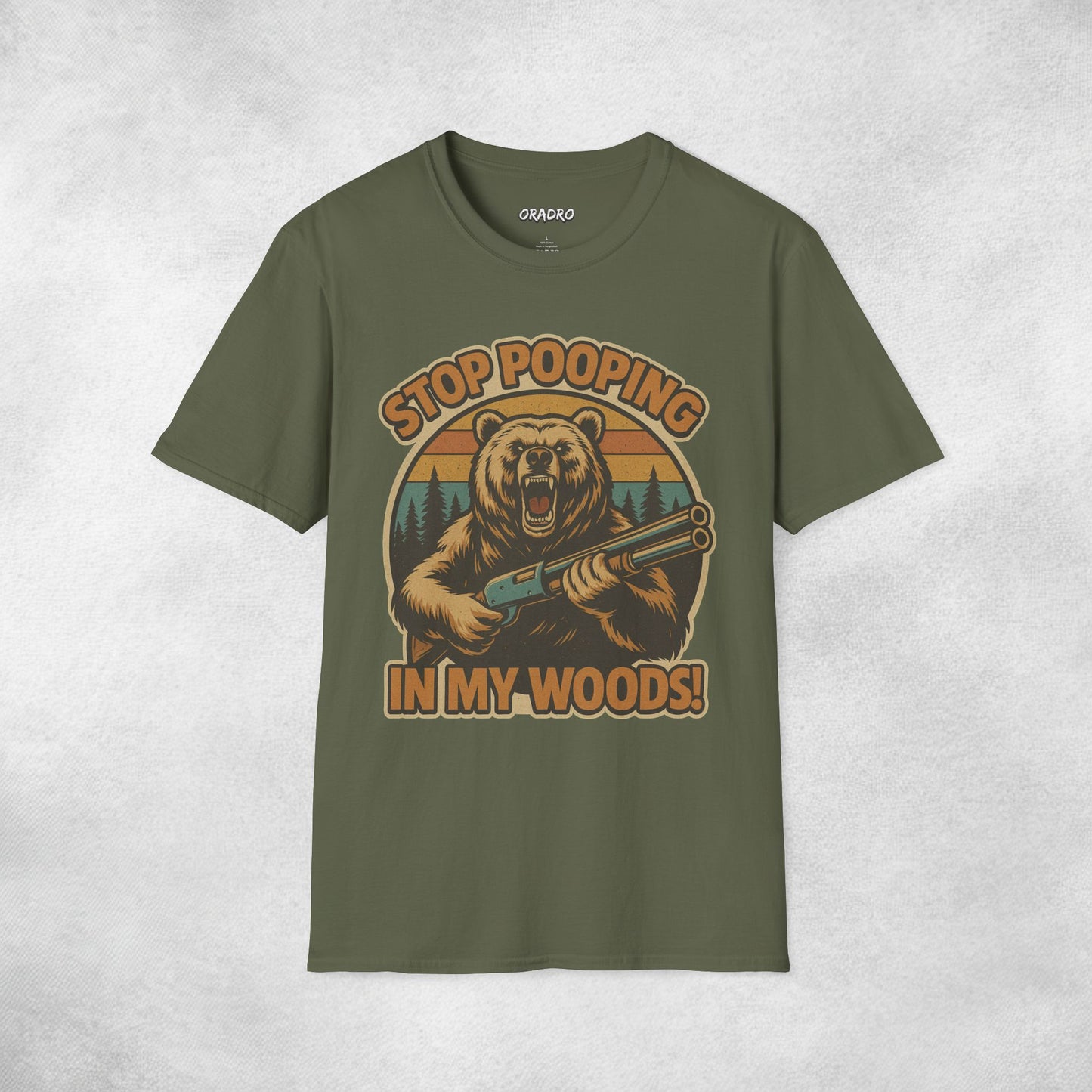Stop Pooping In My Woods T-shirt