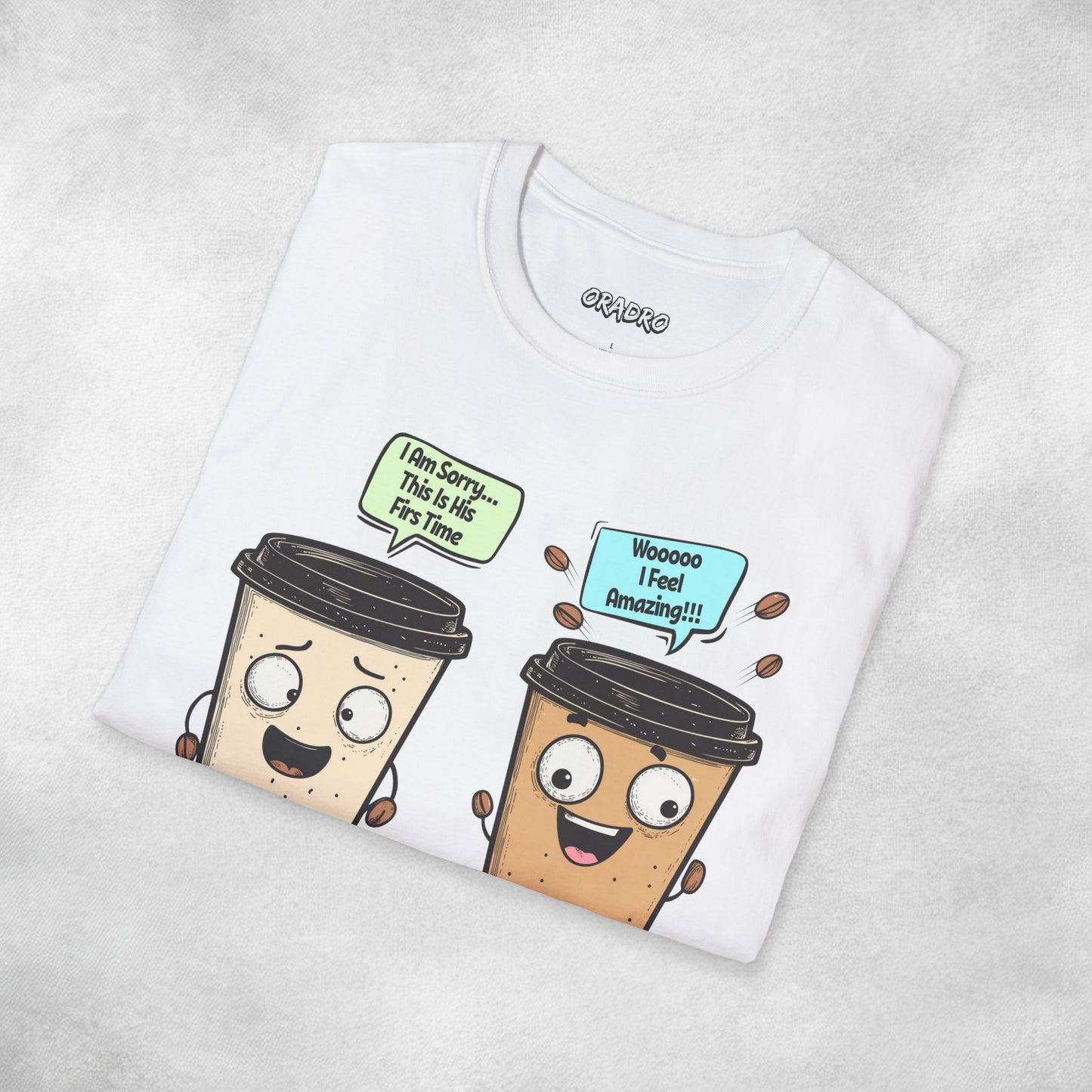 I Feel Amazing Coffee Cups T-shirt