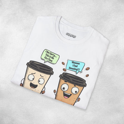 I Feel Amazing Coffee Cups T-shirt