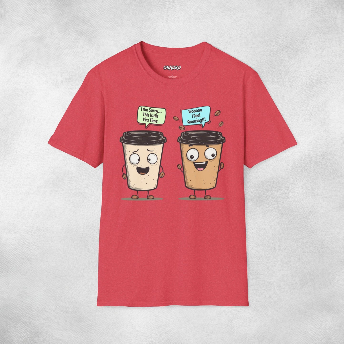 I Feel Amazing Coffee Cups T-shirt