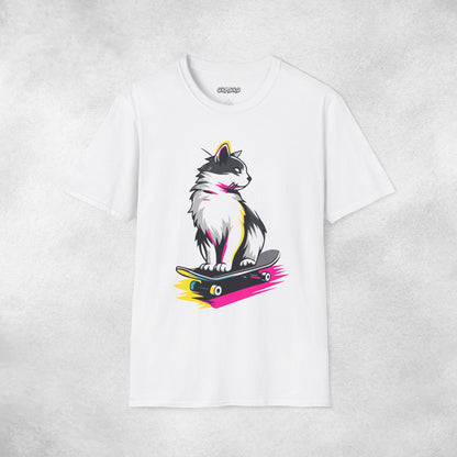 Skater Paws Cat T-shirt